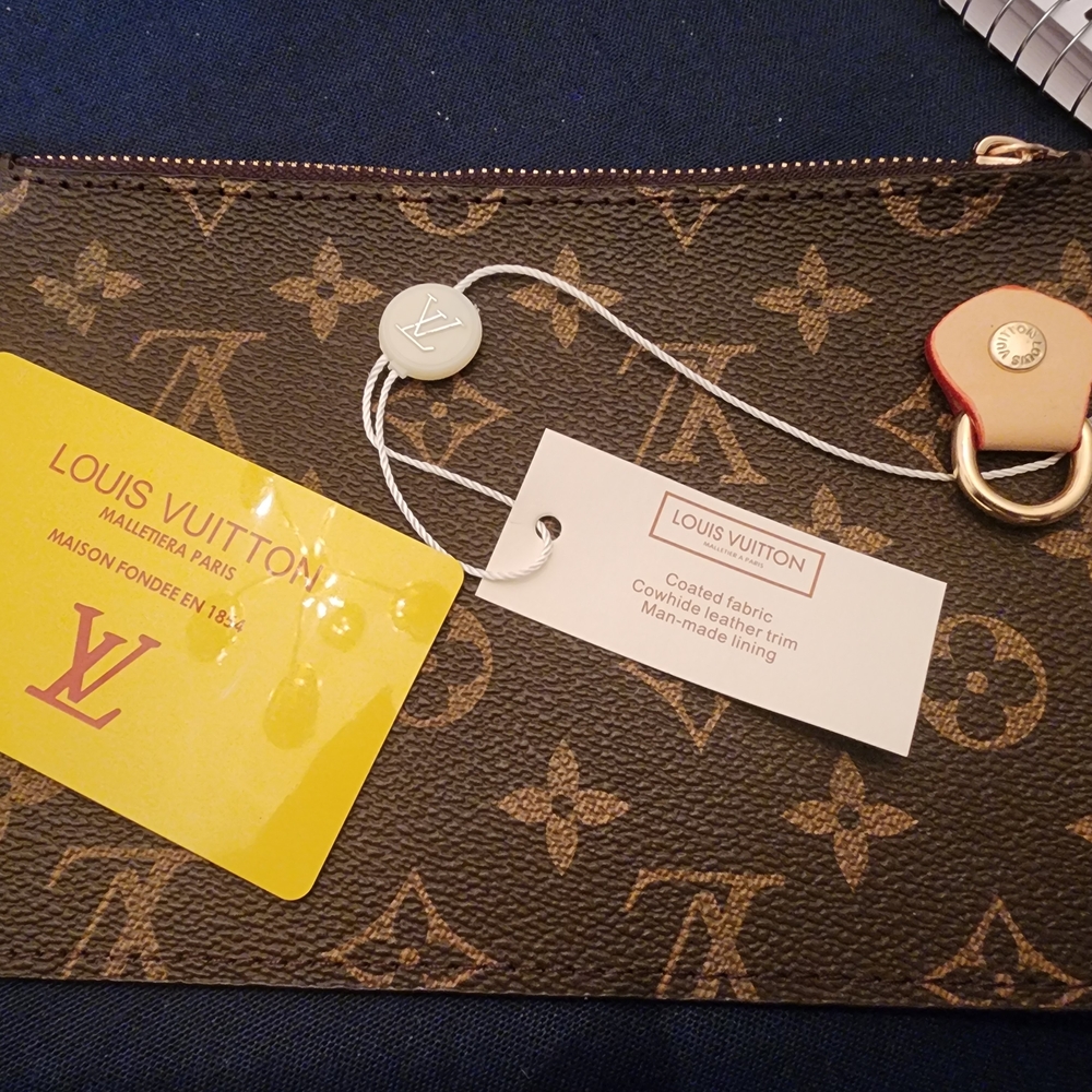 Brown Monogram Canvas NEVERFULL MM TOTE - Picture 14 of 16